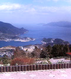 上関の展望台からの眺め